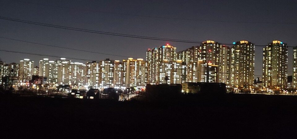 2.3층에서 본 야경